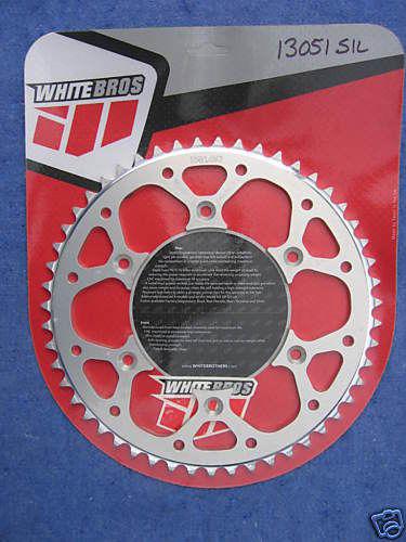 Talon silver rear sprocket ktm 125 - 620     silver 51t