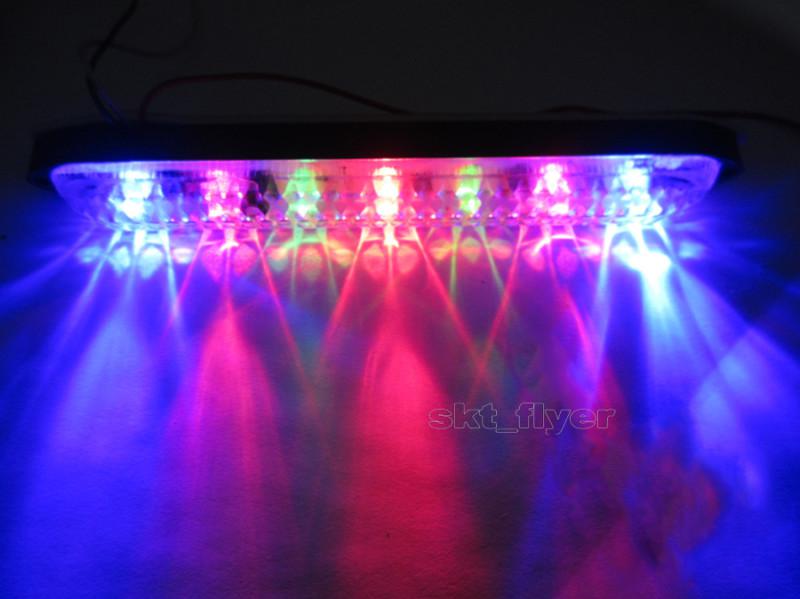 Motorcycle car  lights 12v red and blue led light diy