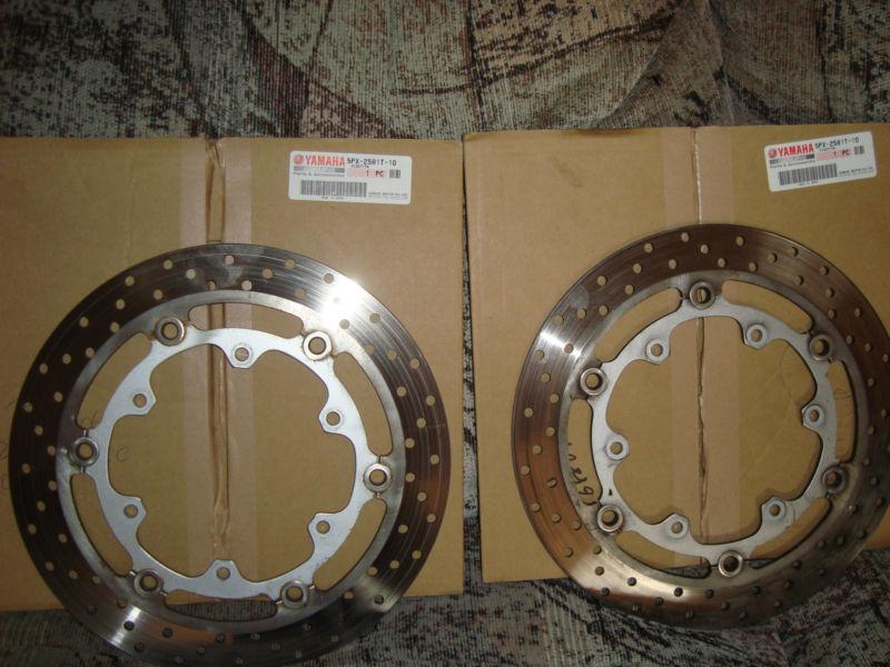 2 front brake rotor's 