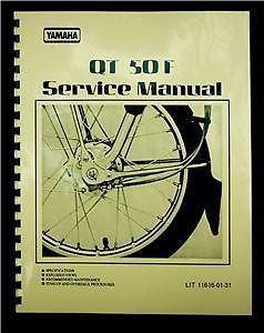 Yamaha qt50 yamahopper moped scooter service manual '83