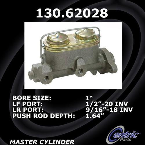 Centric 130.62028 brake master cylinder-premium master cylinder