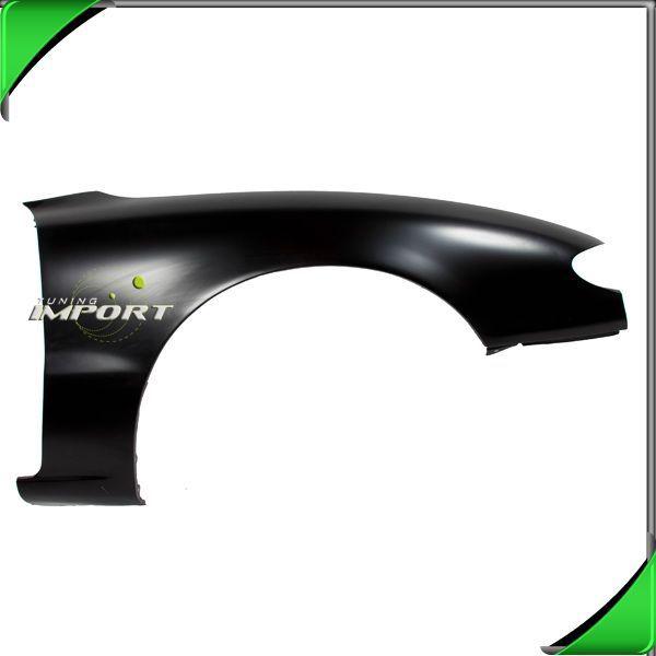 93-97 mazda mx6 right front fender primed black steel replacement coupe rh new