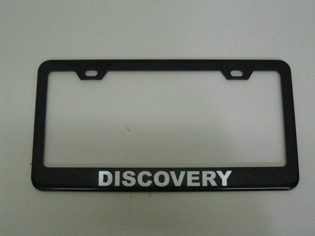 Land rover *discovery* black metal license plate frame