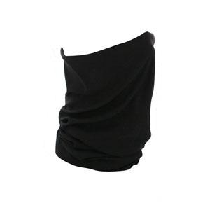 Black motley tube face mask scarf balaclava skull cap