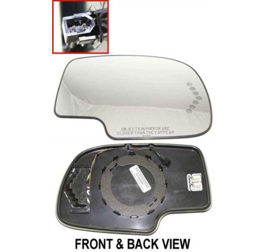 New mirror glass passenger right side heated yukon full size truck convex rh