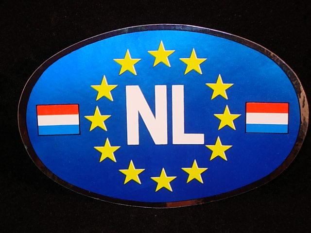 Holland nederland europe sticker decal bumper/window  car country flag code  