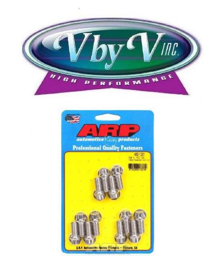 Arp 400-1201 sb chevy header bolts 12-pt head kit each