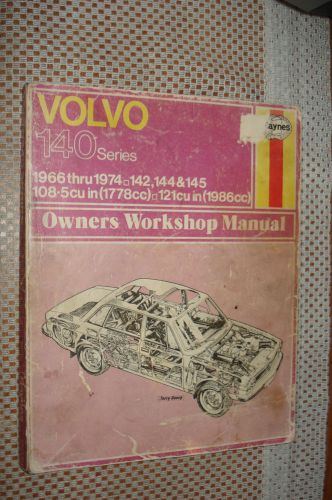 1966-1974 volvo 140 series shop manual service book 67 68 69 70 71 72 73 repair