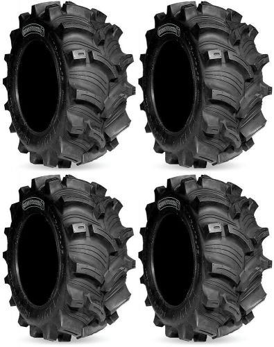 Four 4 kenda executioner atv tires set 2 front 25x8-12 &amp; 2 rear 25x10-12 k538