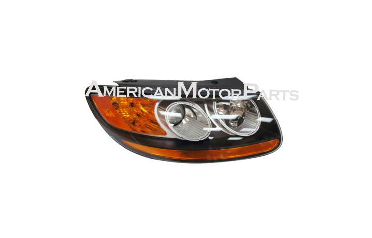 Right passenger replacement headlight 07-09 fit hyundai santa fe - 921020w060