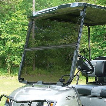 Yamaha g-22 golf cart tinted folding windshield #e2-06-04