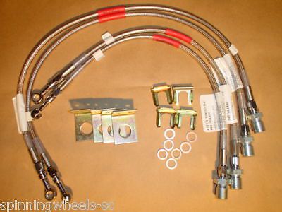 Lincoln mark viii, lsc &amp; base  brake hoses  93-97