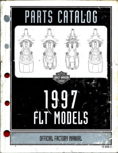 Harley-davidson 1997 flt models parts catalog; 99456-97