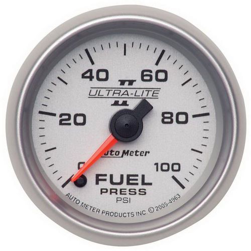 Auto meter 4963 ultra-lite ii; electric fuel pressure gauge