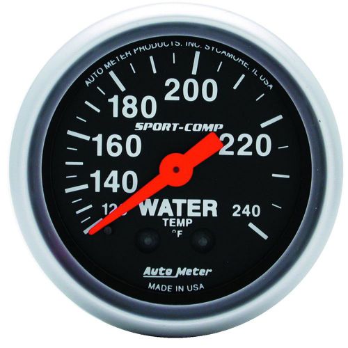 Auto meter 3333 sport-comp; mechanical water temperature gauge