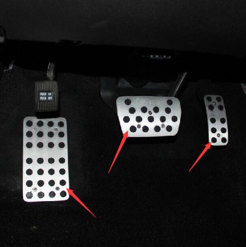 Aluminium alloy rest fuel brake foot pedals/pedal for ford edge 2007-2014