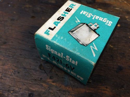 Signal-stat 6v flasher nos r421-6v vintage car truck old school  rat rod