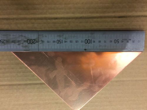 5 copper blanks triangle 235mm by 165mm by 160mm 1.2#