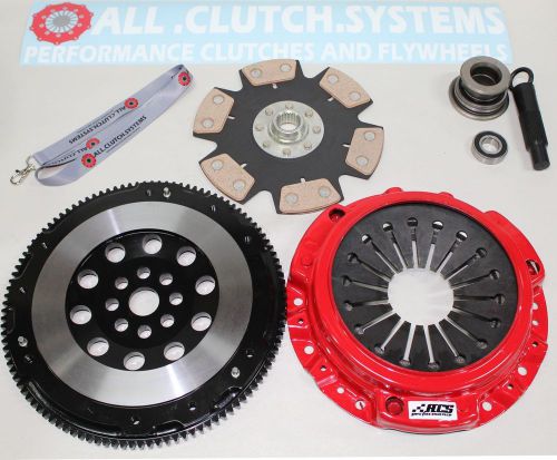 Acs stage 4 clutch kit+race flywheel+car decal honda s2000 s2k f20 f22