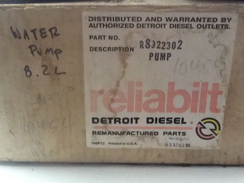 Detroit diesel water pump r8922302 (sku#578/c43)