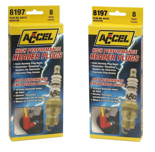 Accel 8197 u-groove spark plug; header plug