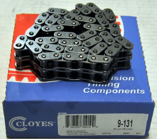 Cloyes gears 9-131 true roller timing chain double roller sb chevy .391&#034; raised