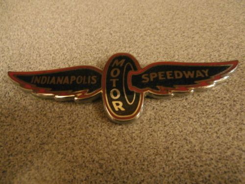 Indy pace car wing &amp; wheel emblem - nice