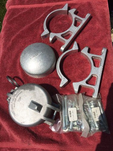 Hastings commercial grade conduit carrier kit 4&#034; pipe cast aluminum roof mount