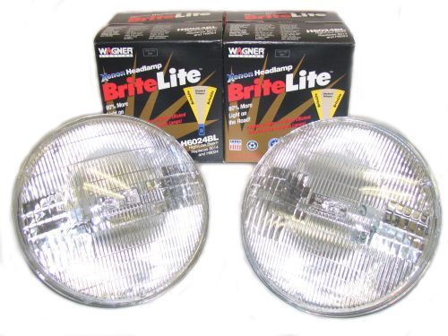 2 xenon headlight bulbs 55 56 57 pontiac chevy chevrolet new 1955 1956 1957