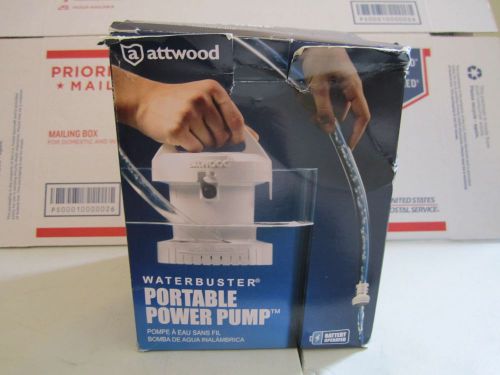 Attwood water buster power pump model #4140-4. cordless, hand held.