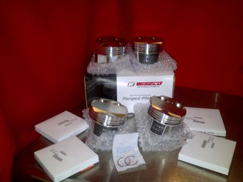 Wiseco pistons mitsubishi evolution evo 7 8 9 4g63 2.0l 7 bolt turbo k666m855ap