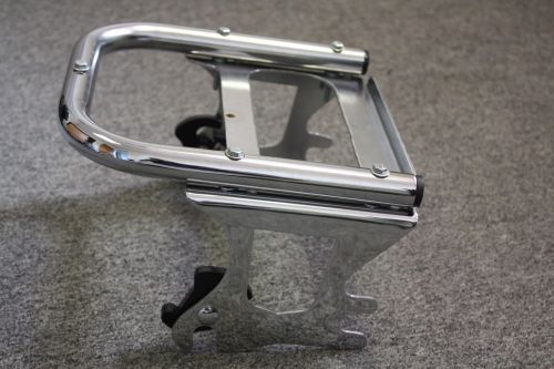 Luggage rack rail 4 harley tour pak touring road king street glide classic ultra