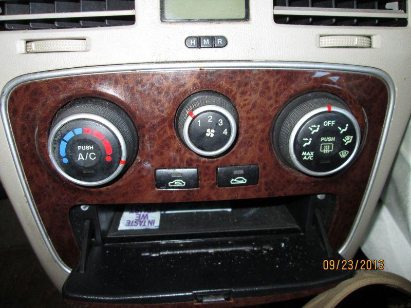 06 07 08 hyundai sonata heater ac controls