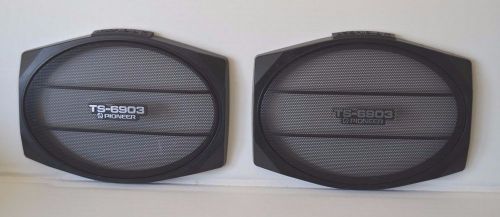 2 pioneer speaker grill covers ts-6903 mesh 7&#034; x 9.5&#034;