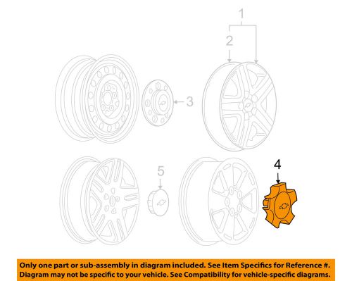 Chevrolet gm oem 06-12 impala wheels-hub cap 9595369