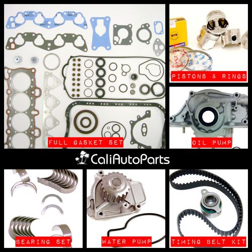 88-95 honda civic 1.5l 16v sohc d15b1 d15b7 d15b8 overhaul engine rebuild kit