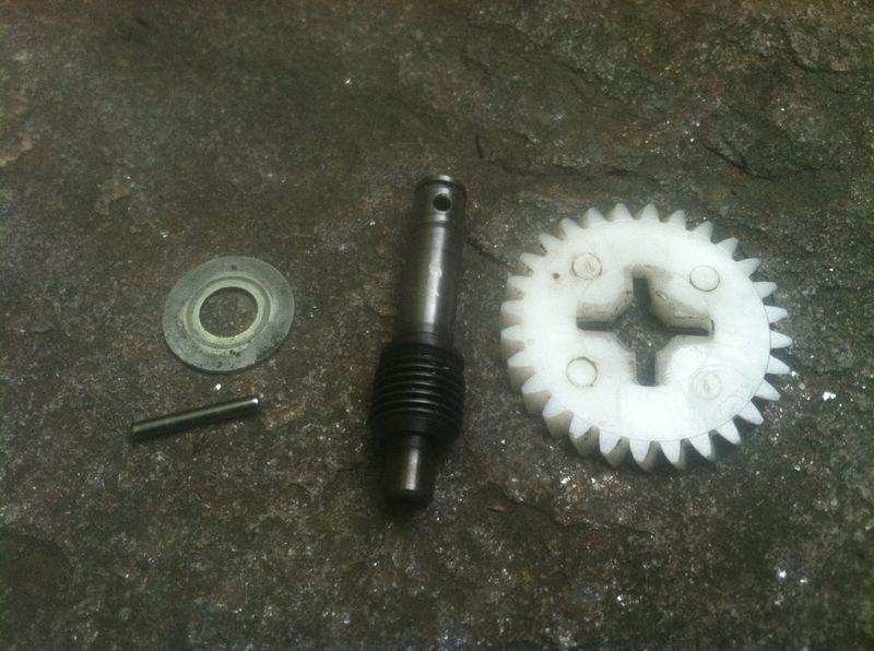 79 yamaha mx80 mx 80 oil injection pump drive gear