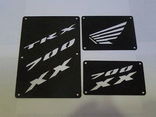 Honda trx 700 xx 700xx fender warning tags black /no decal