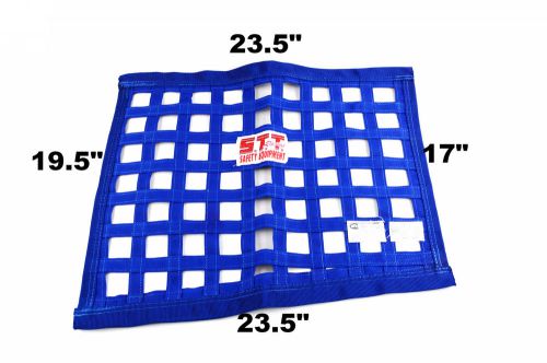 Stt racing sfi 27.1 blue ribbon window net 23.5 x 17 x 23.5 x 19.5