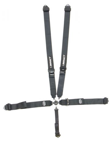 Impact racing black camlock 5 point harness p/n 55341111