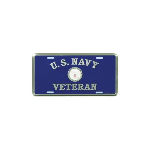 Us navy veteran license plate