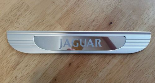 Jaguar door sill scuff kick plate trim pn 1r83-13244-ab outsider art material 83