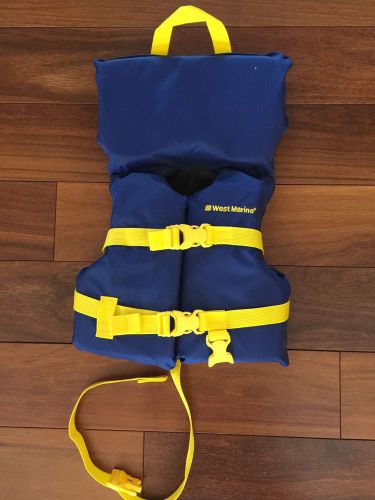 West marine runabout life jacket, infant under 50lb, 7lb. bouyancy
