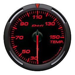Defi racer gauge 60mm temperature meter df11705 red