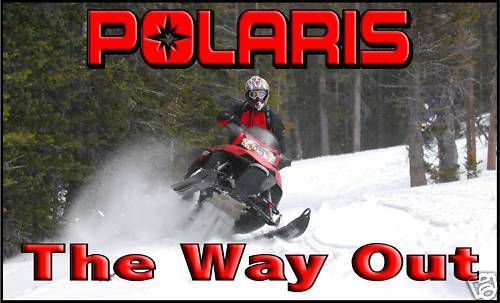 Polaris snowmobile banner sign flag   - iq dragon switchback high quality!!