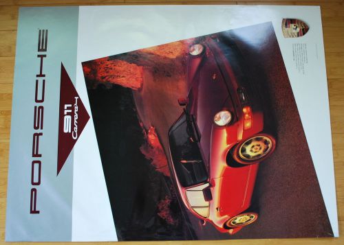 Porsche dealer showroom poster 1989 911 carrera 4