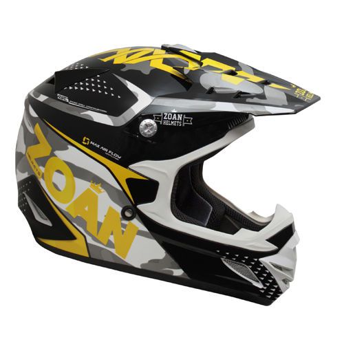 Zoan mx-1 o/f helmet - sniper, yellow - xs