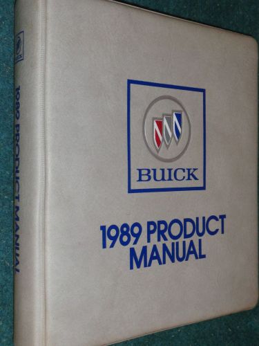 1989 buick dealer showroom album / riviera reatta regal skylark &amp; more original