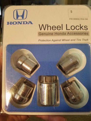 Honda wheel lock set! fits odyssey, pilot, and ridgeline genuine honda part