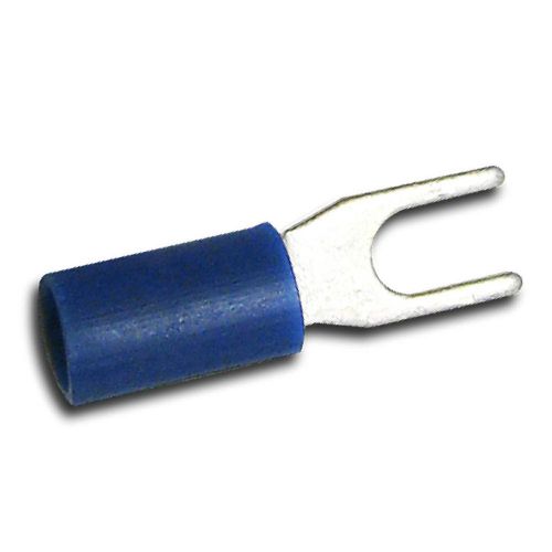 Blister pack spade connector blue 16-14g. #8resistor spade terminal three tap